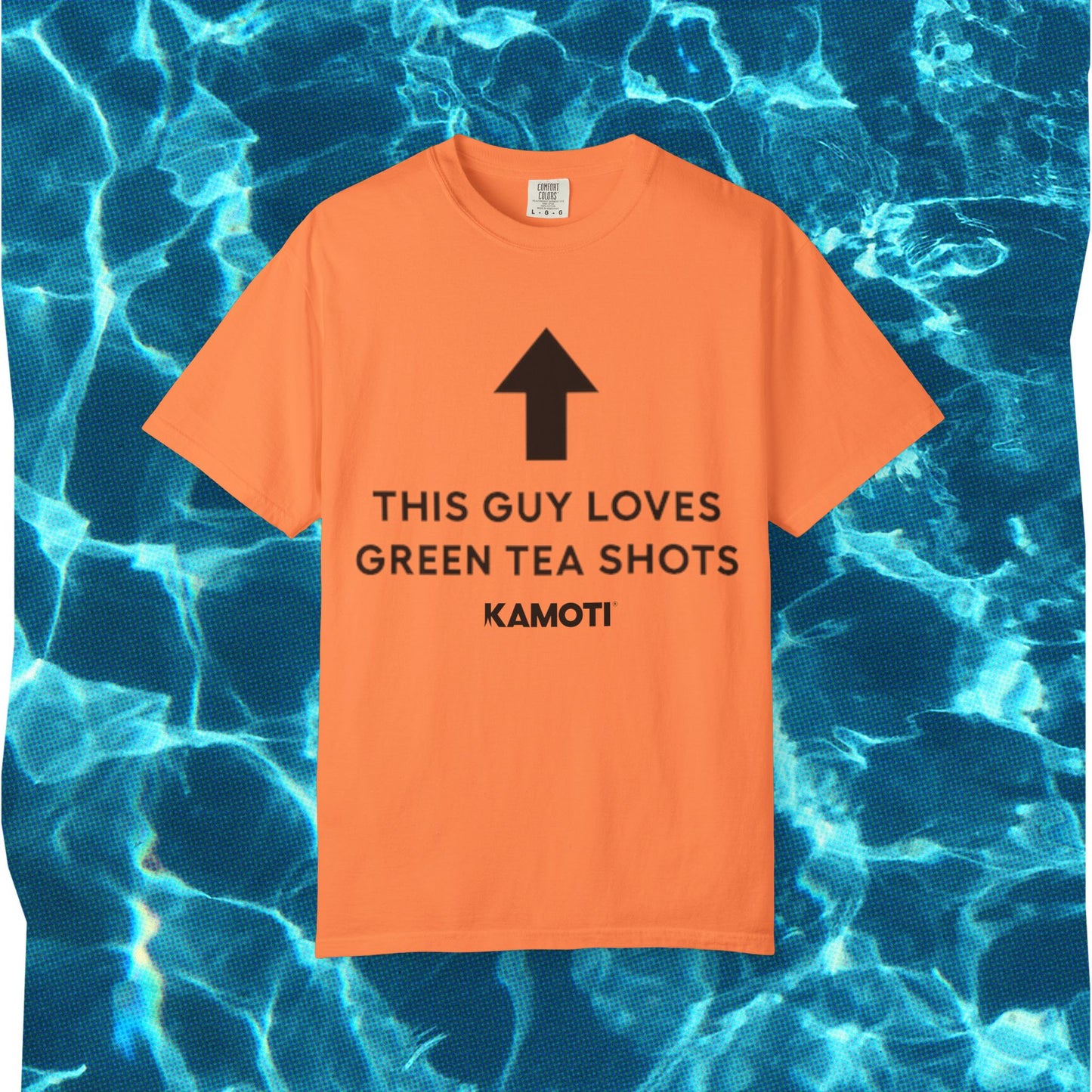 this guy loves green tea shots tee