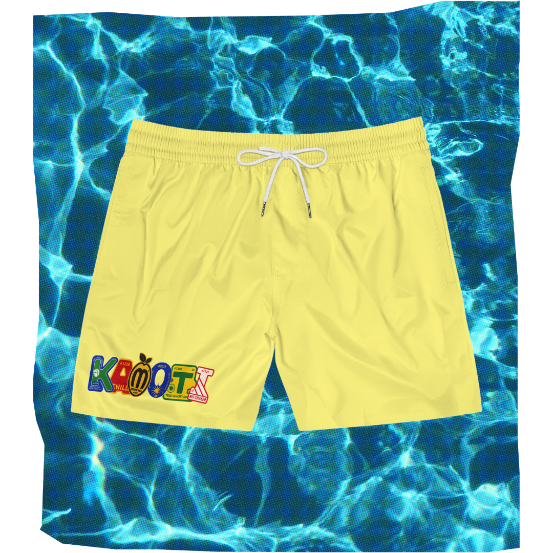 shots on the beach swim trunks